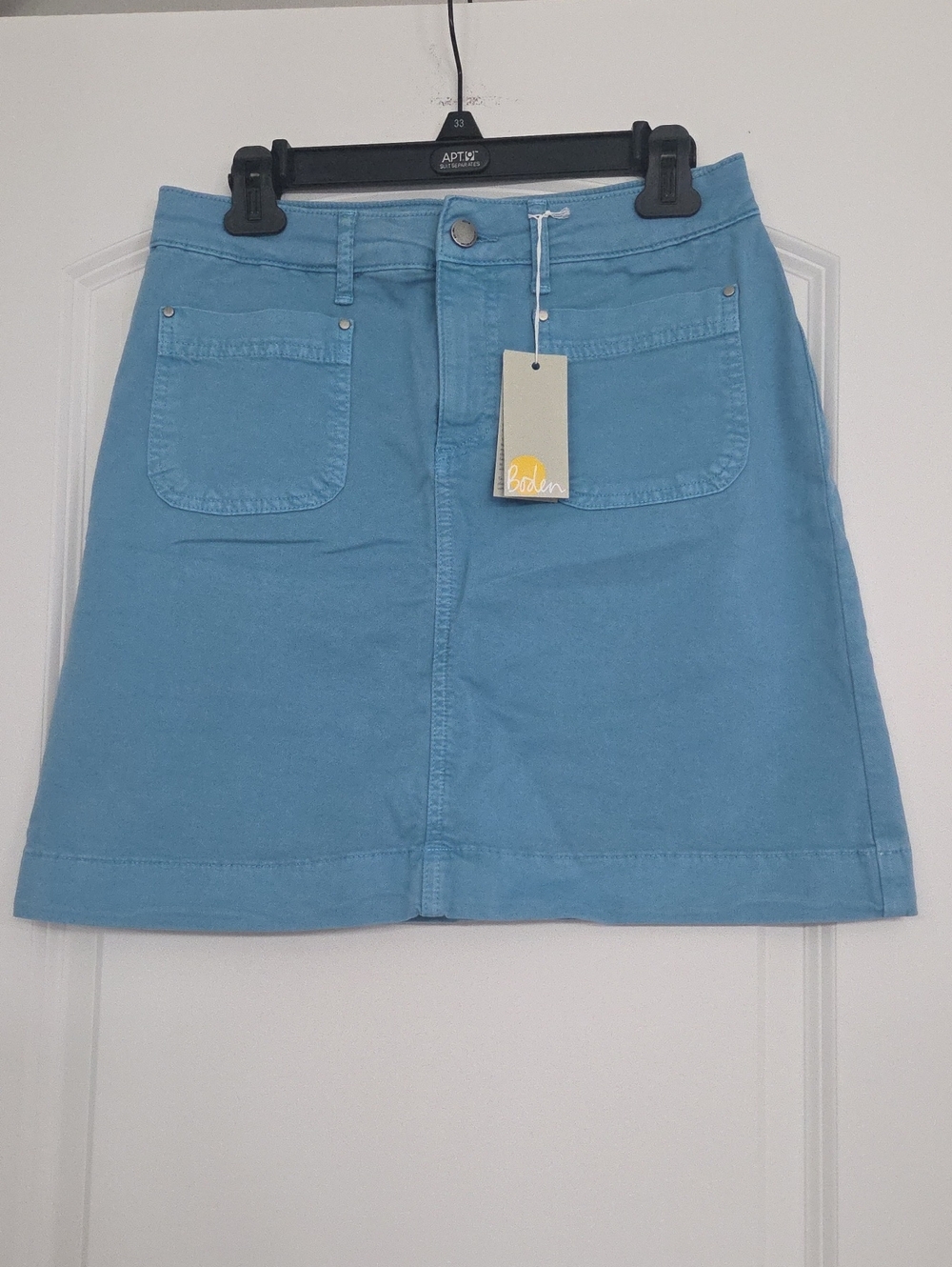 🇬🇧NWT! Pretty Turqouise Blue Skirt By Boden In Perfect Condition! US Size 6